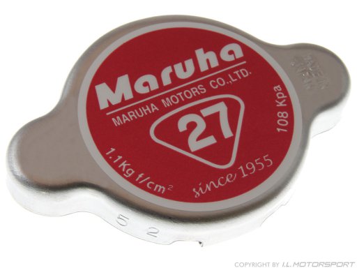 MX-5 Maruha Kühlerdeckel rot 1,1 bar