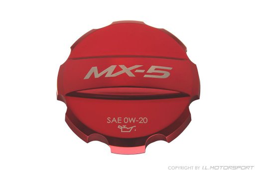 MX-5 Olie Vul Deksel Rood